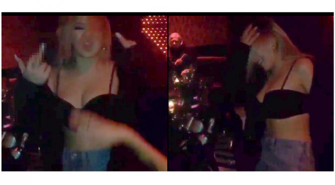 CL menari seksi di sebuah klub malam di Shanghai 