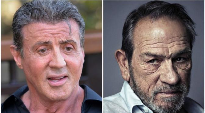 Sylvester Stallone dan Tommy Lee Jones 