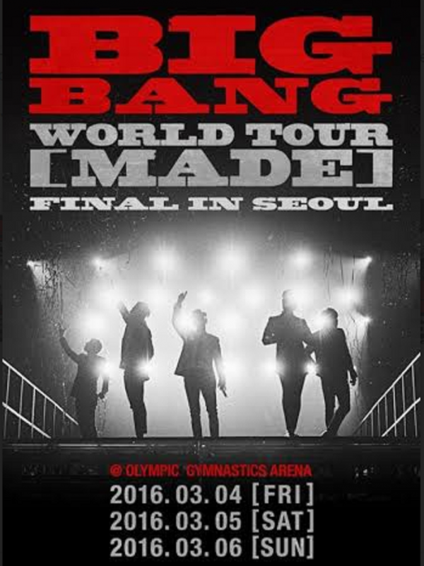 Big Bang dalam poster promosi Made Tour Concert [Foto: bigbangupdates]
