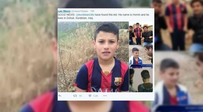Terkuak, Misteri Bocah di Balik Baju Messi Plastik Keresek (BBC)