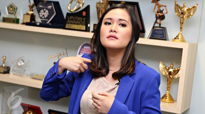 Jessica Kumala Wongso usai wawancara dengan Liputan6 di Jakarta, Kamis (28/1). (Liputan6.com/Immanuel Antonius)