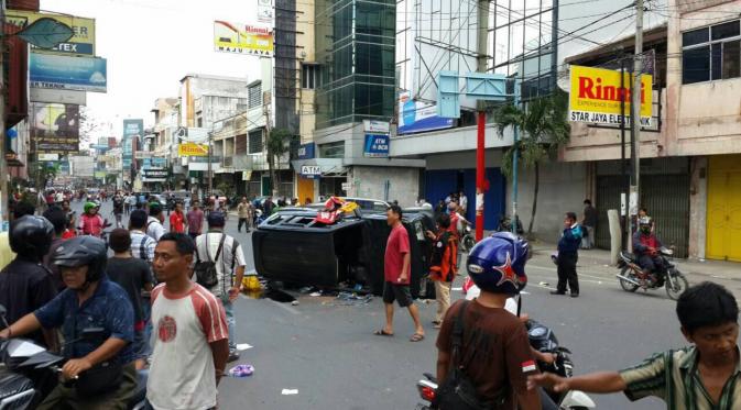 Kerusuhan di Medan, Sumatera Utara (Ist)