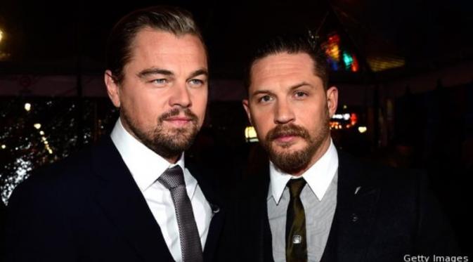 Leonardo DiCaprio dan Tom Hardy. foto: RTE