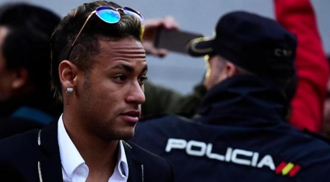 Striker Barcelona asal Brasil, Neymar. (AFP/Javier Soriano)