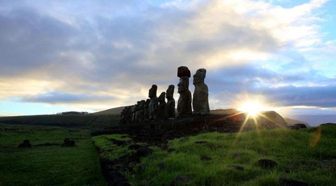 Easter Island (Rapa Nui), Chile. Foto: weather