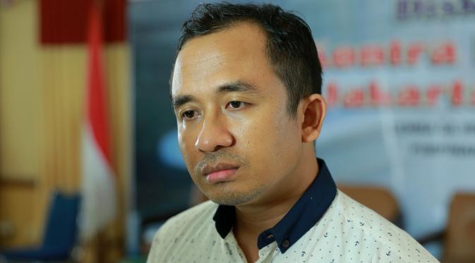 Muhnur Satyahaprabu dari WALHI menyatakan, manfaat terbesat kereta cepat Jakarta-Bandung bukan untuk seluruh masyarakat  (Galih W. Satria/bintang.com)