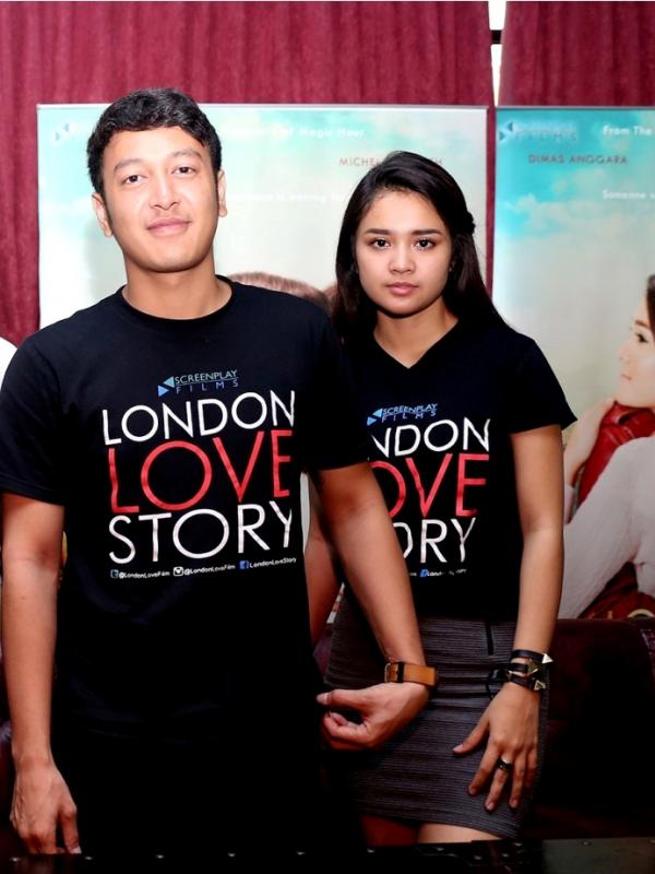 Dimas Anggara dan Michelle Ziudith di London Love Story. (Andy Masela/Bintang.com)