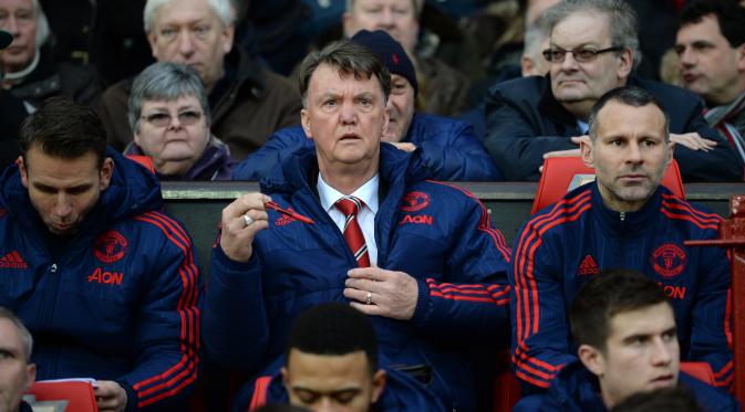 Louis van Gaal. (OLI SCARFF / AFP)