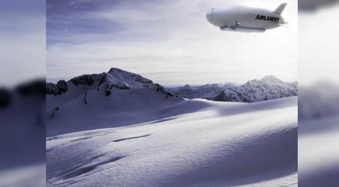 Airlander 10 juga memiliki kemampuan untuk mengudara dalam temperatur ekstrem. (News.com.au)