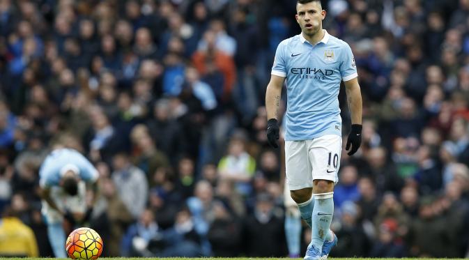 Striker Manchester City Sergio Aguero (Reuters)