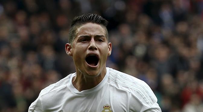 James Rodriguez di laga Real Madrid Vs Atheltic Bilbao (Reuters)