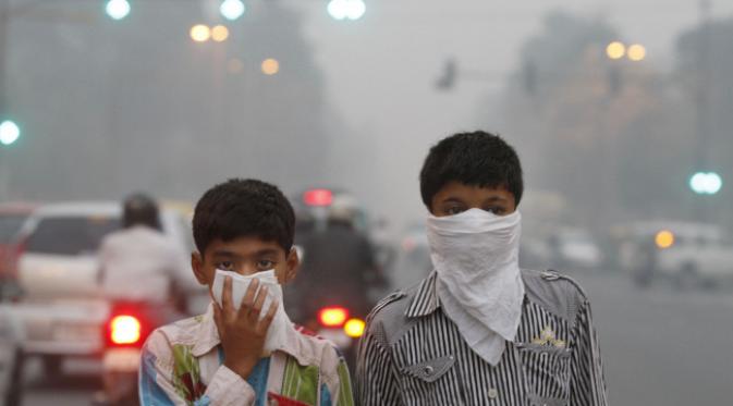 Polusi udara di India. (Vox)