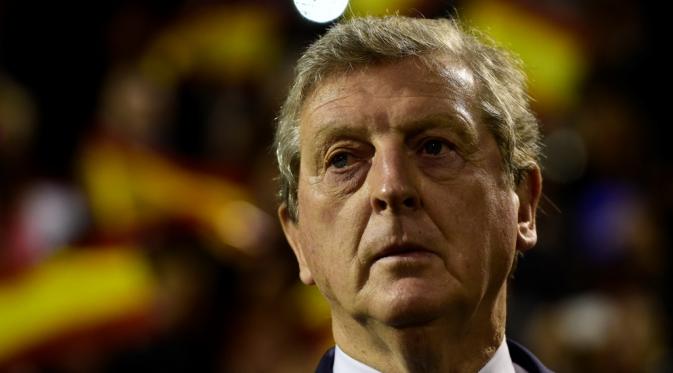 Pelatih tim nasional Inggris, Roy Hodgson. (AFP/Pierre-Philippe Marcou)