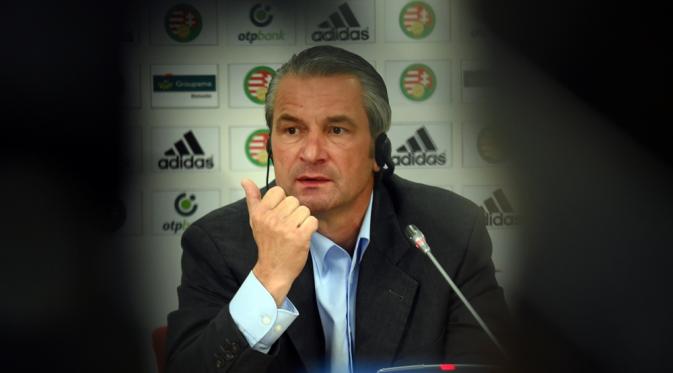 Pelatih tim nasional Hungaria, Bernd Storck. (AFP/Vidar Ruud).