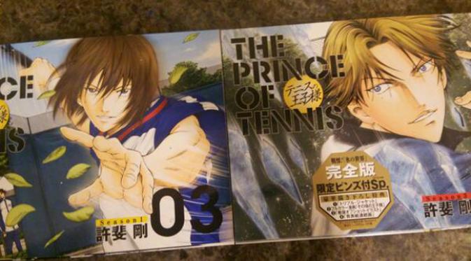 Manga Prince of Tennis sudah beredar sejak lebih dari satu dasawarsa lalu. (Twitter/Takeshi Konomi)