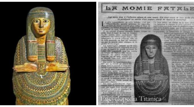 'The Unlucky Mummy' dipercaya mendatangkan kemalangan (British Museum)