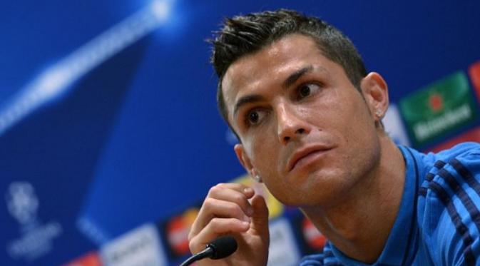 Striker Real Madrid asal Portugal, Cristiano Ronaldo. (AFP/Tiziana Fabi)
