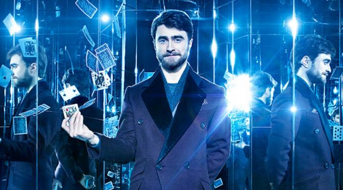 Daniel Radcliffe dalam poster karakter film Now You See Me 2. Foto: EW