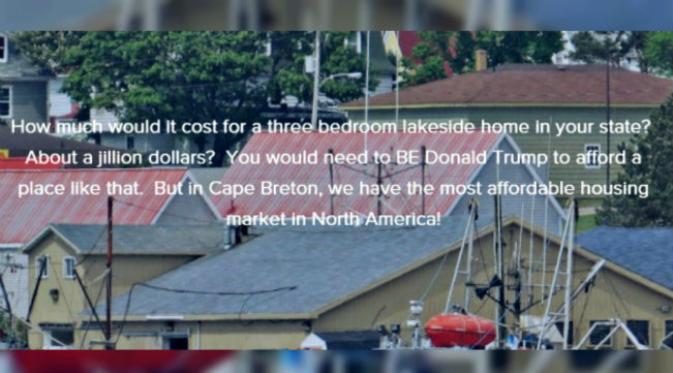 Harga perumahan di Cape Breton disebut-sebut jauh lebih terjangkau. (Sumber CBC News)