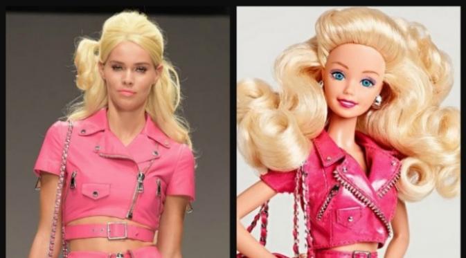 Para Barbie Ini Catwalk di New York Fashion Week. Sumber : thegloss.com