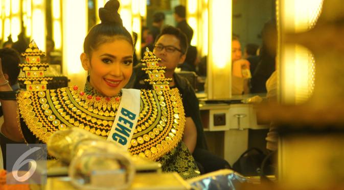 Salah satu peserta audisi Puteri Indonesia 2016. [Foto: Faisal R. Syam/Liputan6.com]