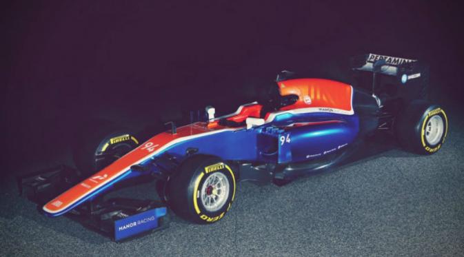 Manor Racing resmi memperkenalkan mobil MRT05 yang akan dipakai Rio Haryanto dan Pascal Wehrlein di ajang Formula 1 2016. (Crash)