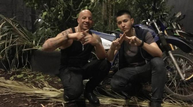 Vin Diesel dan Kris Wu di film sekuel XXX. foto: Instagram