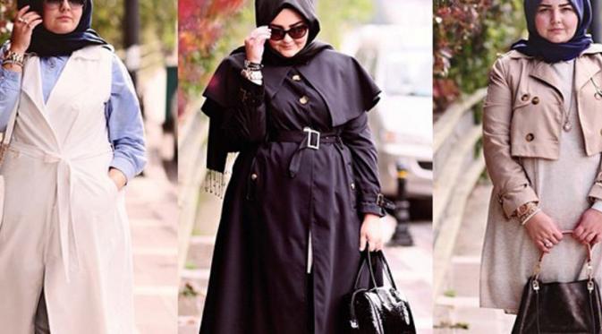 Jangan khawatir bila memiliki tubuh gemuk, meski begitu kamu masih bisa terlihat modis dengan baju muslim.