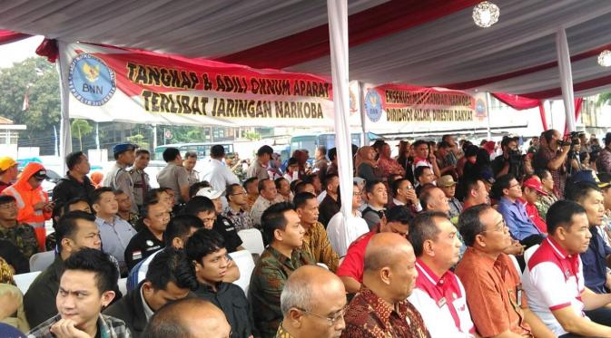 Kampanye Stop Narkoba di Jakarta. (Liputan6.com/Muslim AR)