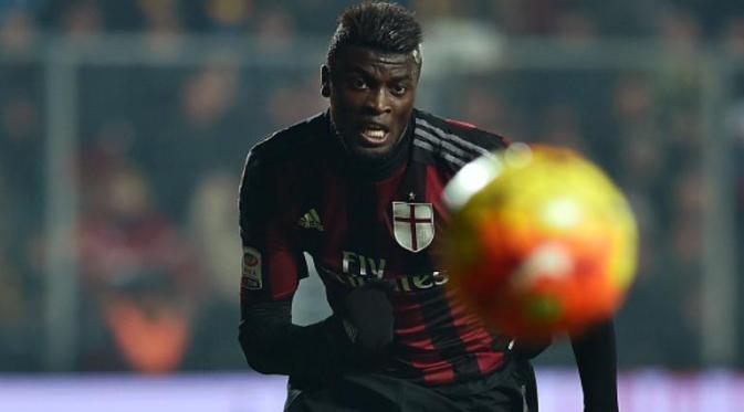 Striker AC Milan asal Prancis, M'Baye Niang. (AFP/Alberto Pizzoli)