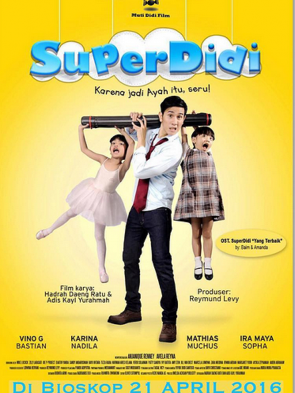 Poster film Super Didi. Foto: Instagram (@vinogbastian__)