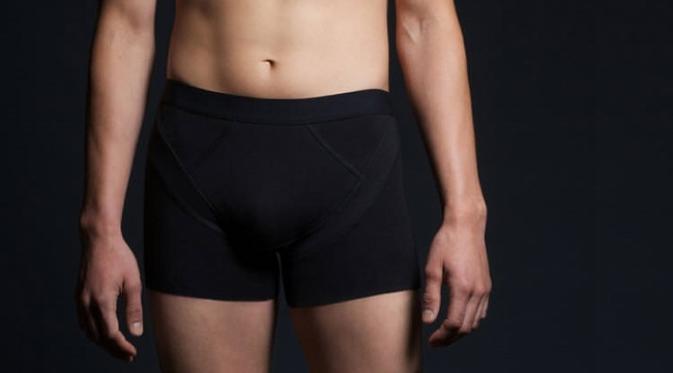 Penampakan celana dalam anti kentut untuk pria