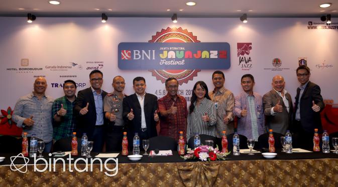 Jumpa pers Java Jazz Festival 2016 digelar di Hotel Borobudur, Jakarta Pusat, Rabu (2/3/2016). (Andy Masela/Bintang.com)