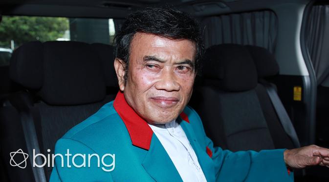 Rhoma Irama merasa sedih, buah hatinya Ridho Rhoma ditangkap karena narkoba. (Deki Prayoga/Bintang.com)