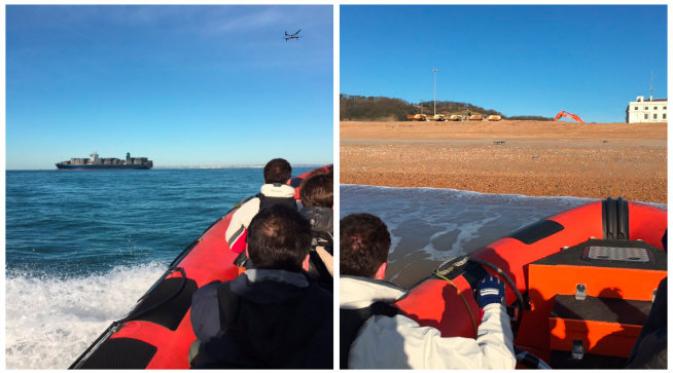 Untuk pertama kalinya dalam sejarah, sebuah drone baling-baling empat terbang melintasi Selat Inggris. (Sumber Ocuair)