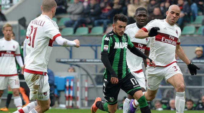 Sassuolo vs AC Milan (AFP/Vincenzo Pinto)