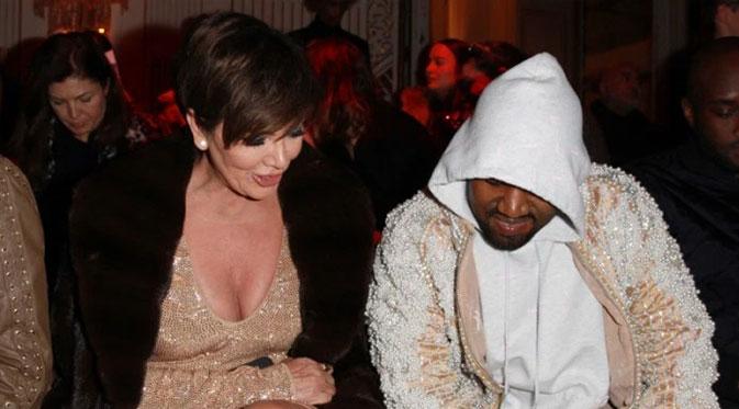 Kanye West dan Kris Jenner (via radaronline.com)