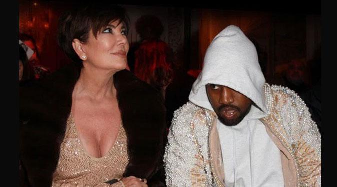 Kanye West dan Kris Jenner (via radaronline.com)