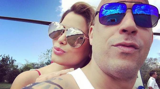 Ariadna Gutierrez dan Vin Diesel. foto: Instagram