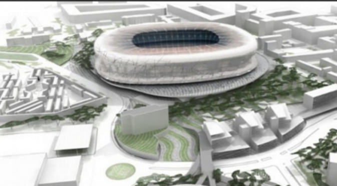 Barcelona berencana membangun Estadio Camp Nou dan diperkirakan rampung pada Mei 2017. (Barcelona)