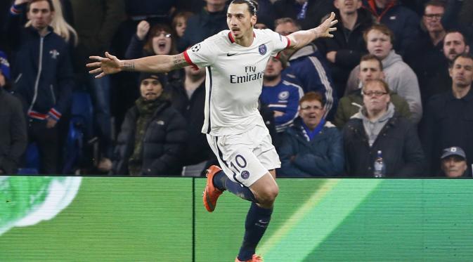 Bomber Paris Saint Germain Zlatan Ibrahimovic (Reuters)