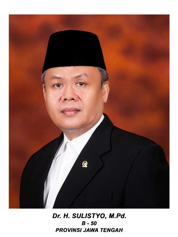 Dr. Sulistyo M.Pd, anggota DPD-RI 214-2019 | Via: istimewa