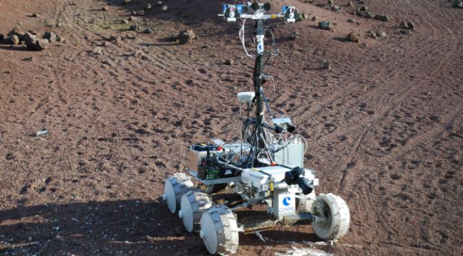 Rover, robot eksplorasi angkasa luar (Foto: ESA).