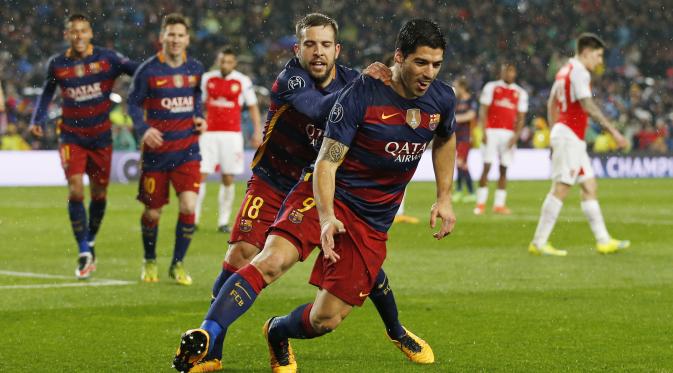 Barcelona vs Arsenal (Reuters/Carl Recine)