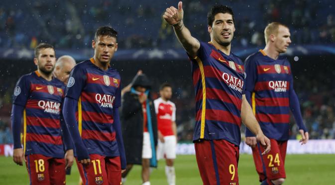 Barcelona vs Arsenal (Reuters/Carl Recine)