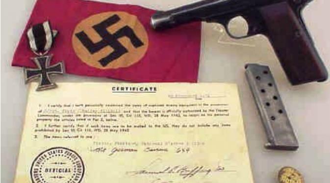 Ilustrasi sertifikat dinas Nazi Jerman (Sumber taringa.net)