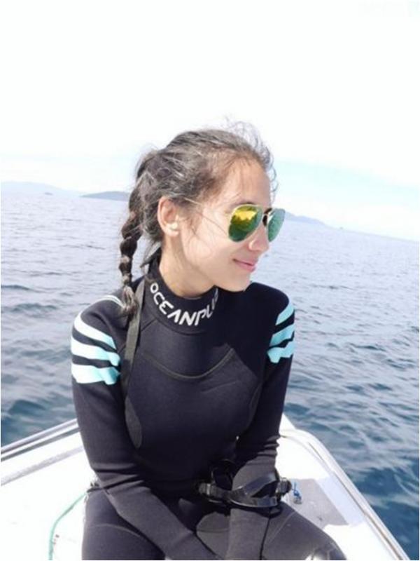 Foto Pevita Pearce saat berlibur ke Raja Ampat (via Instagram/pevpearce)