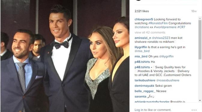 Cristiano Ronaldo dan Chloe Green (instagram)