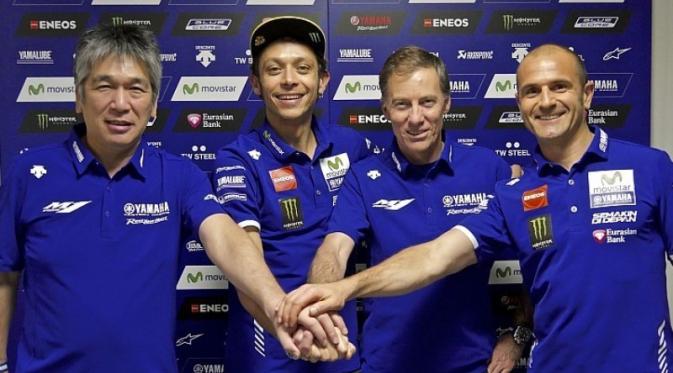 Perpanjangan kontrak yang dilakukan Valentino Rossi bersama Yamaha.