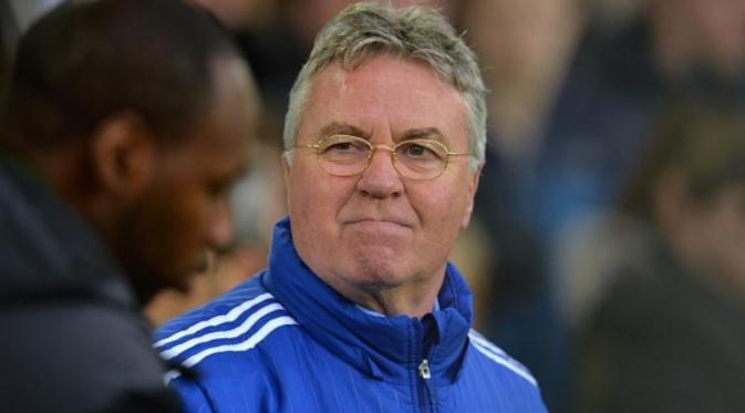 Manajer Chelsea asal Belanda, Guus Hiddink. (AFP/Paul Ellis).